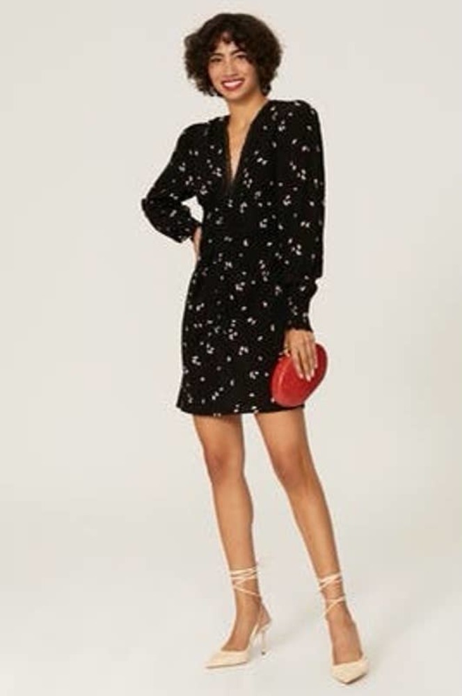 Thakoon Women's Collective $350 Floral Front Ruched Dress Size 4
